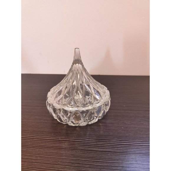 Vintage Shannon Crystal - Designs Of Ireland Crystal faceted Candy Dish w Lid. - Picture 1 of 7